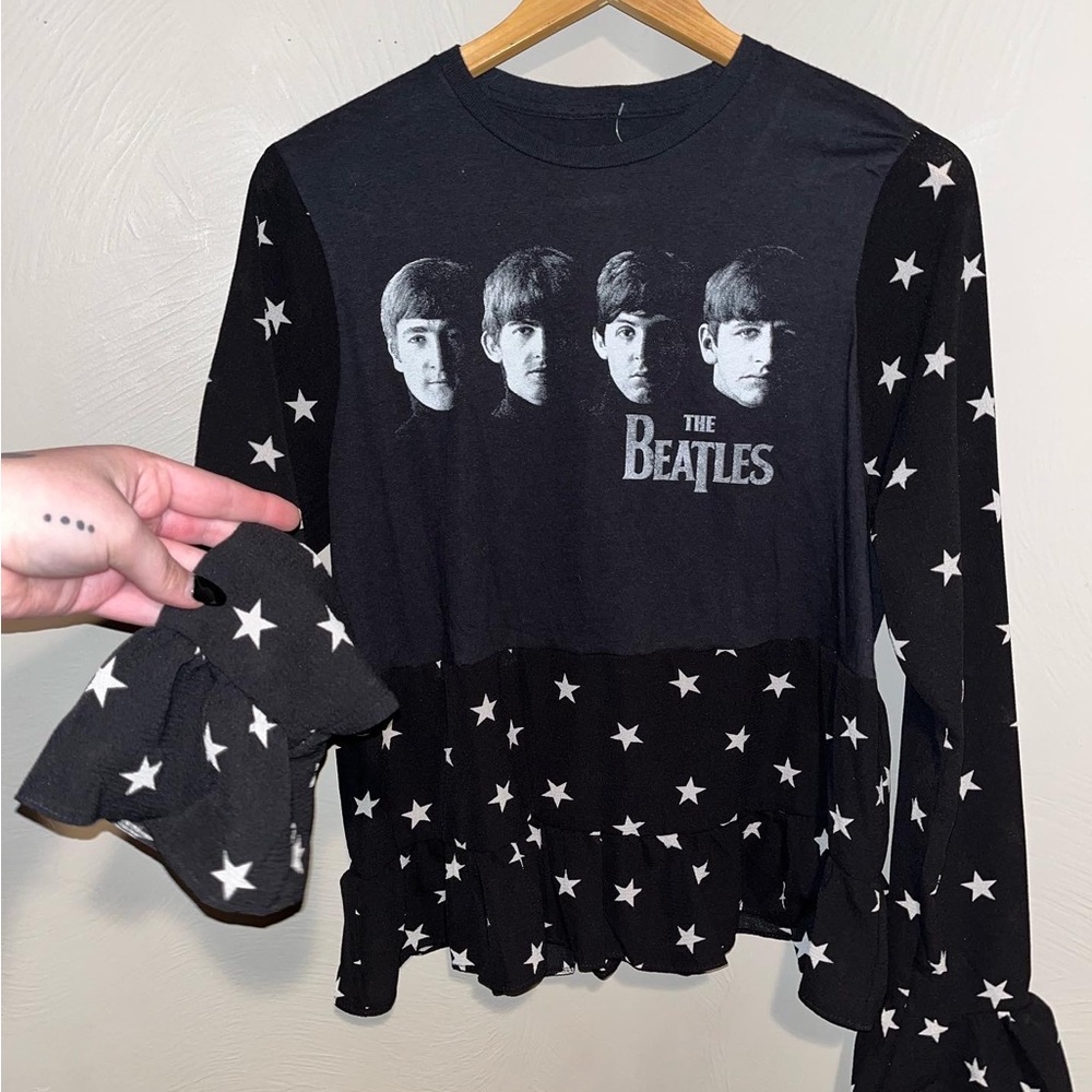 Reworked thrifted band tee